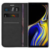 Leather Wallet Case & Card Holder Pouch for Samsung Galaxy Note 9 - Black